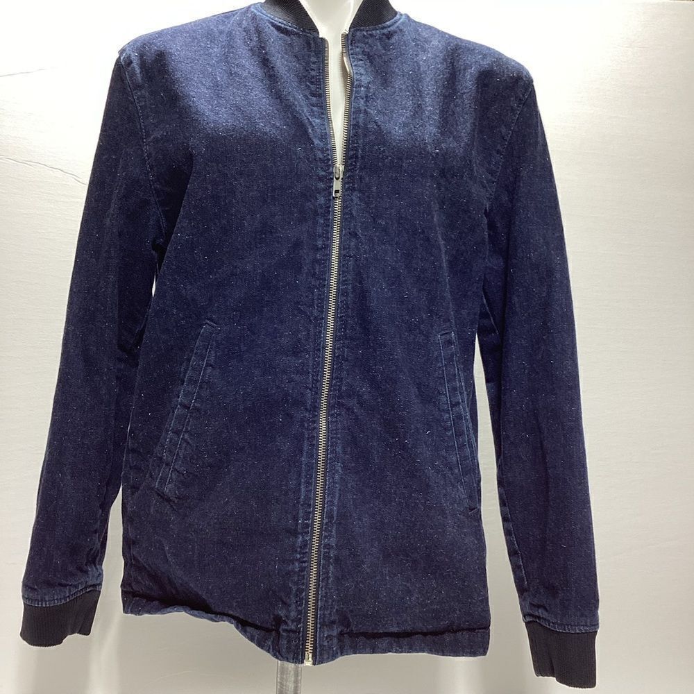 H&M Denim Bomber Jacket S